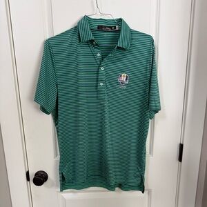 Ralph Lauren Green Striped Polo Shirt